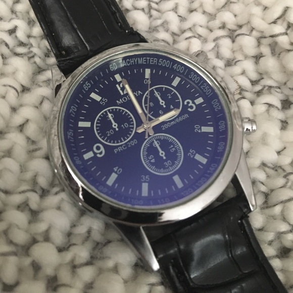 Other - Classic Fashion Watch Unisex Black Silver NIP